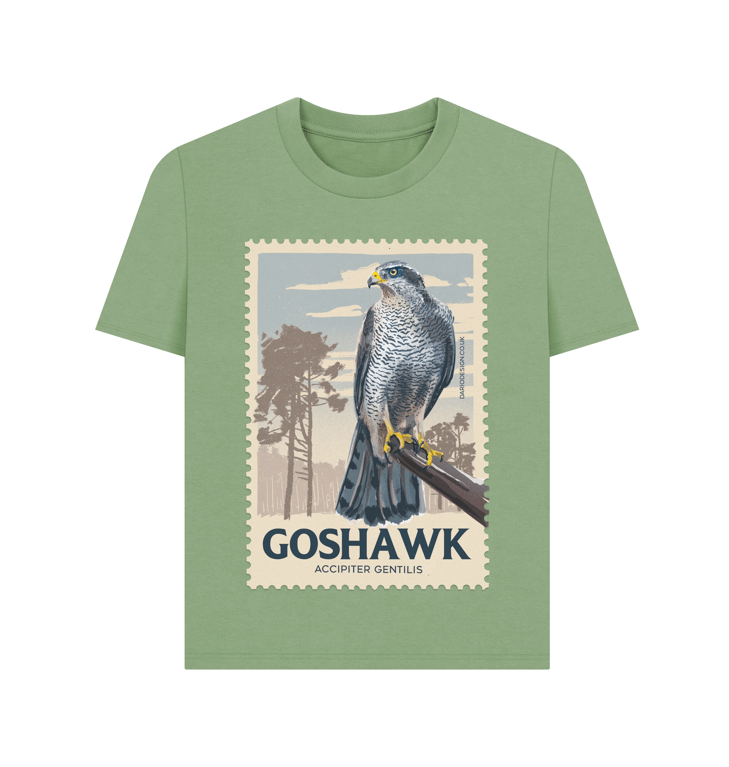 Sage Printed T-shirt Front