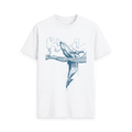 White Printed T-shirt Front