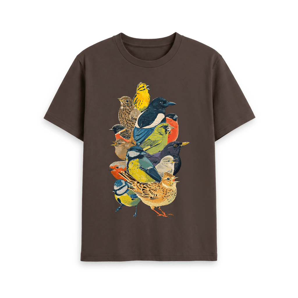 Chocolate Printed T-shirt Front