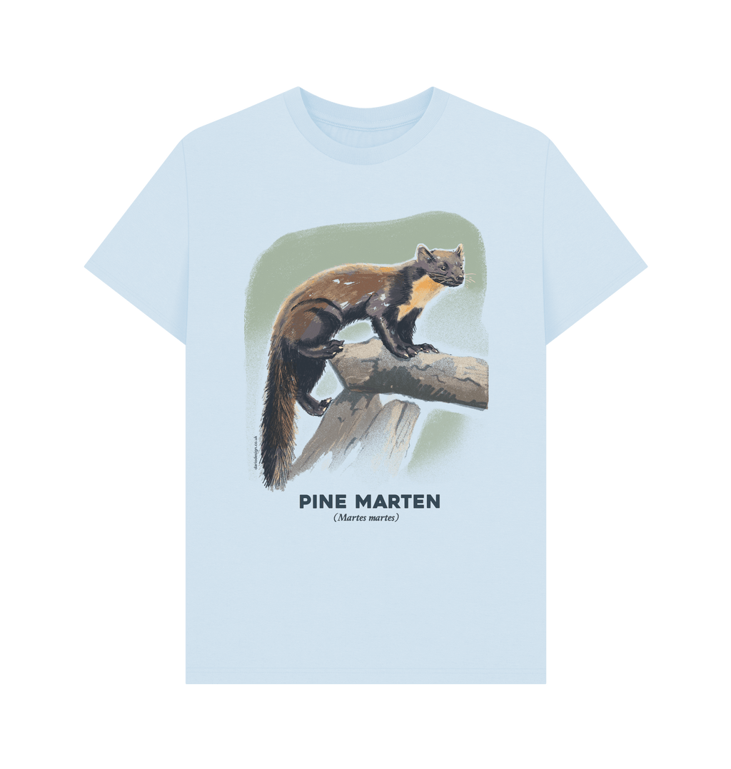 Sky Blue Printed T-shirt Front