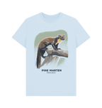 Sky Blue Printed T-shirt Front