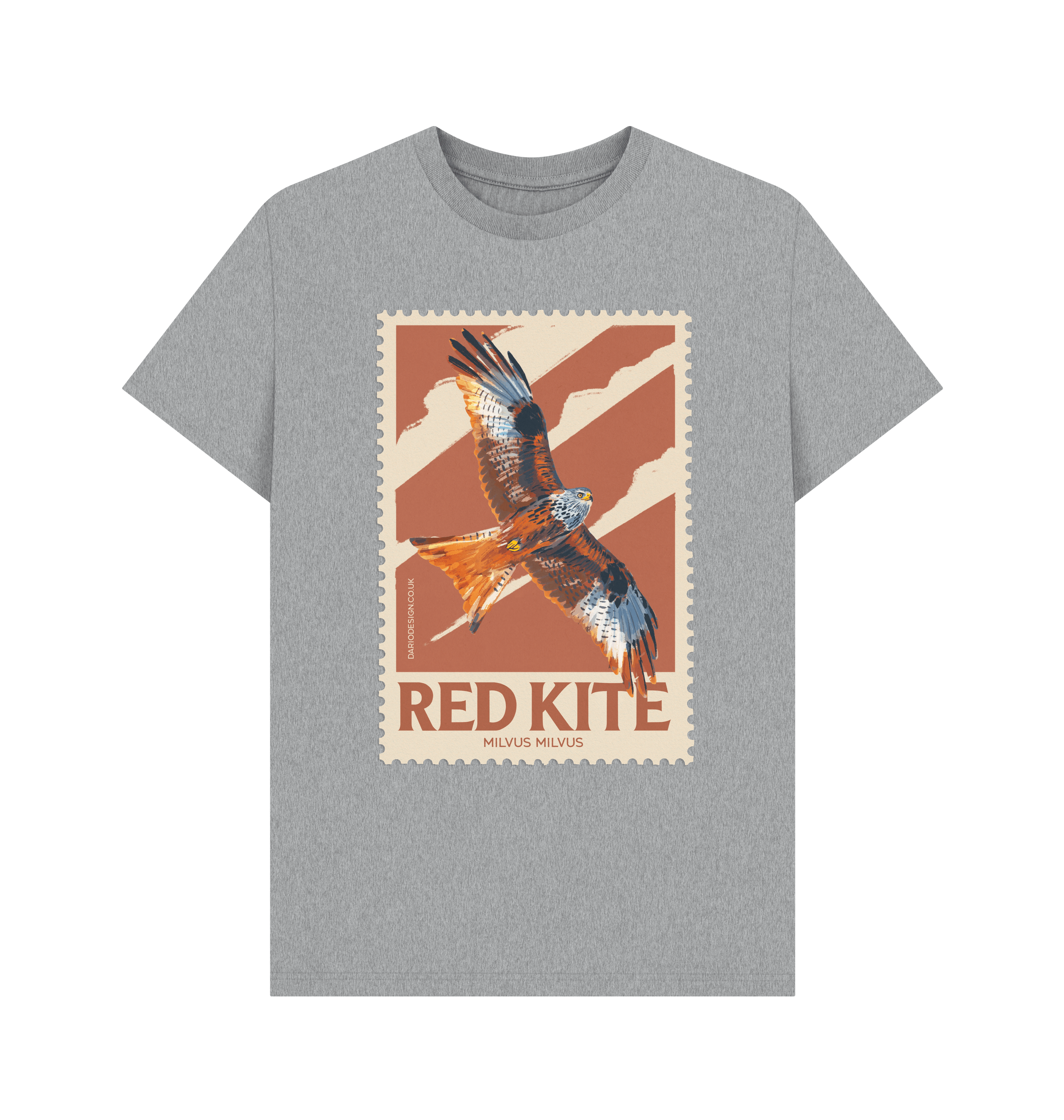 Athletic Grey Printed T-shirt Front