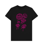 Black Printed T-shirt Front