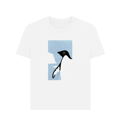 White Printed T-shirt Front