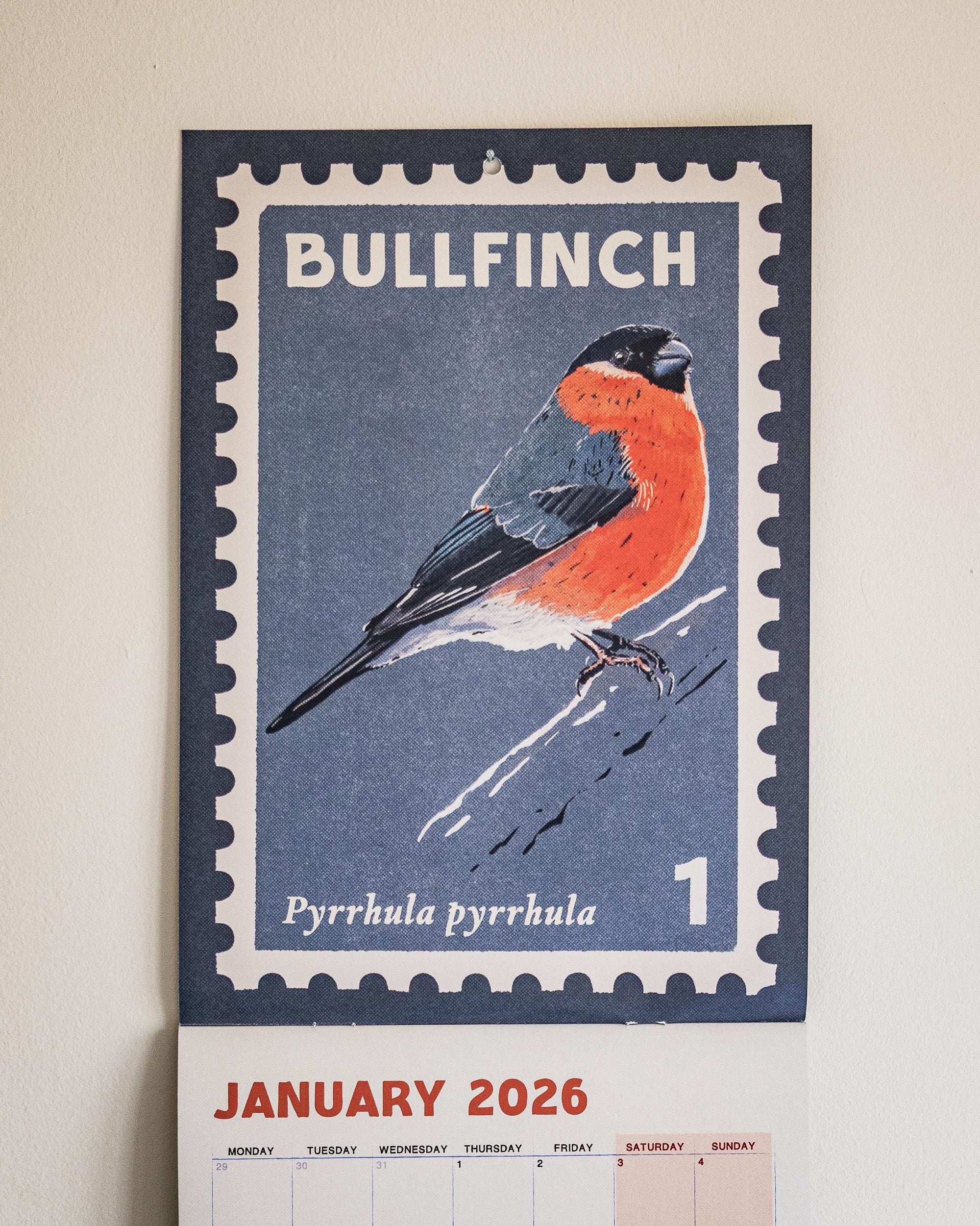 Songbirds - 2026 retro illustrated calendar