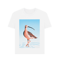 White Printed T-shirt Front