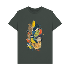 Dark Grey Printed T-shirt Front