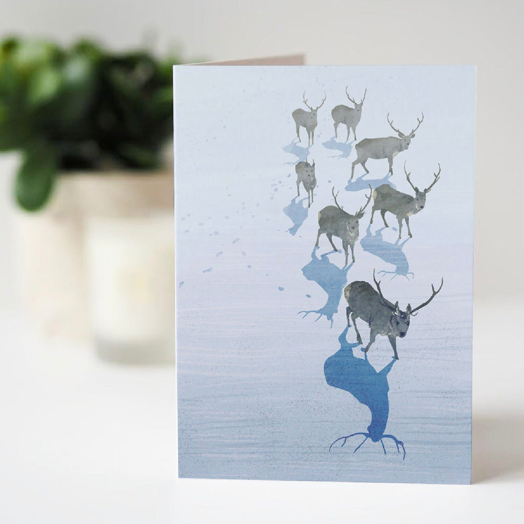 Reindeer greeting card