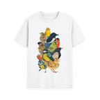 White Printed T-shirt Front