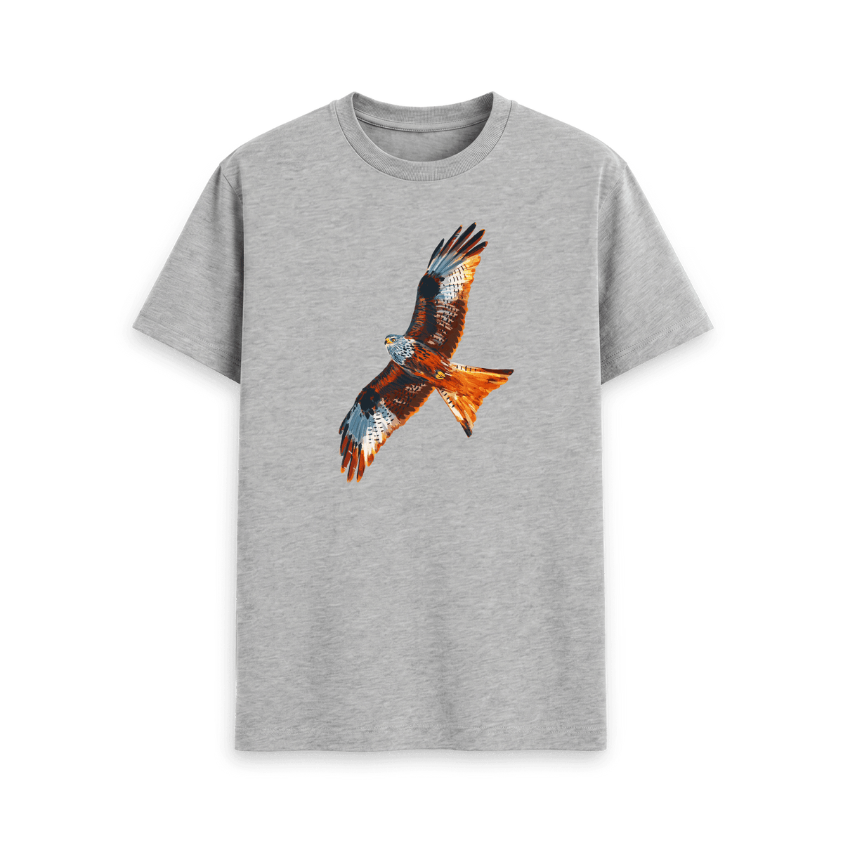 Athletic Grey Printed T-shirt Front