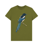 Moss Green Printed T-shirt Front