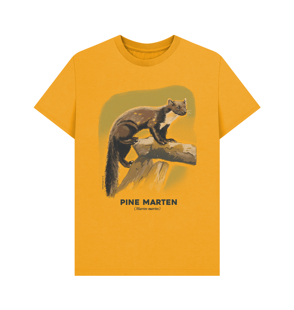 Mustard Printed T-shirt Front
