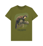 Moss Green Printed T-shirt Front
