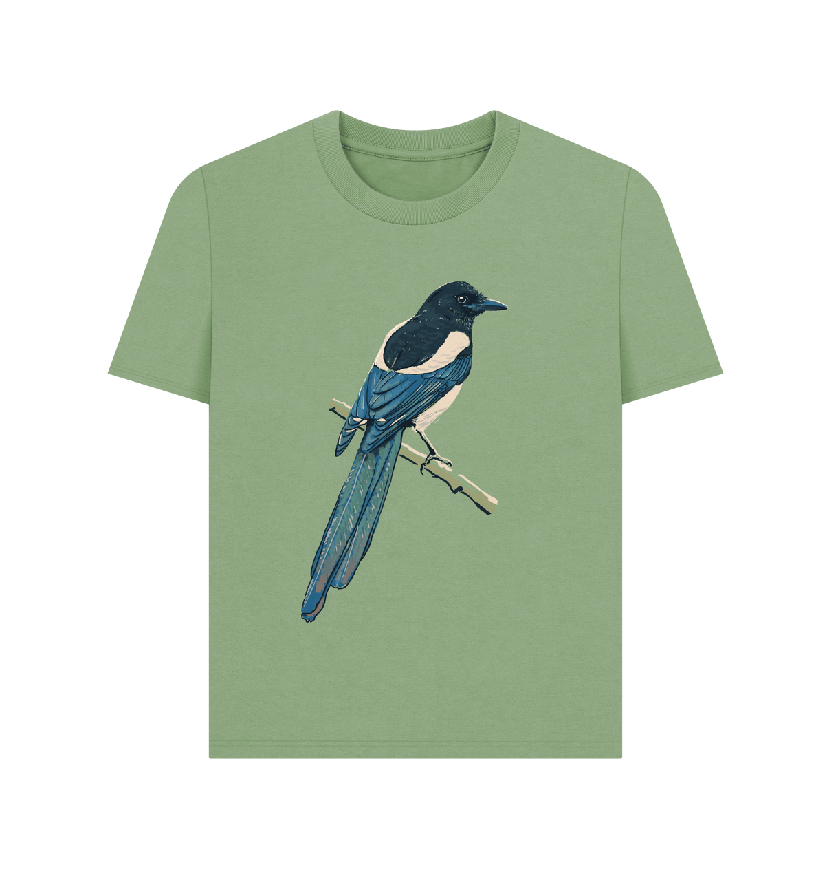 Sage Printed T-shirt Front