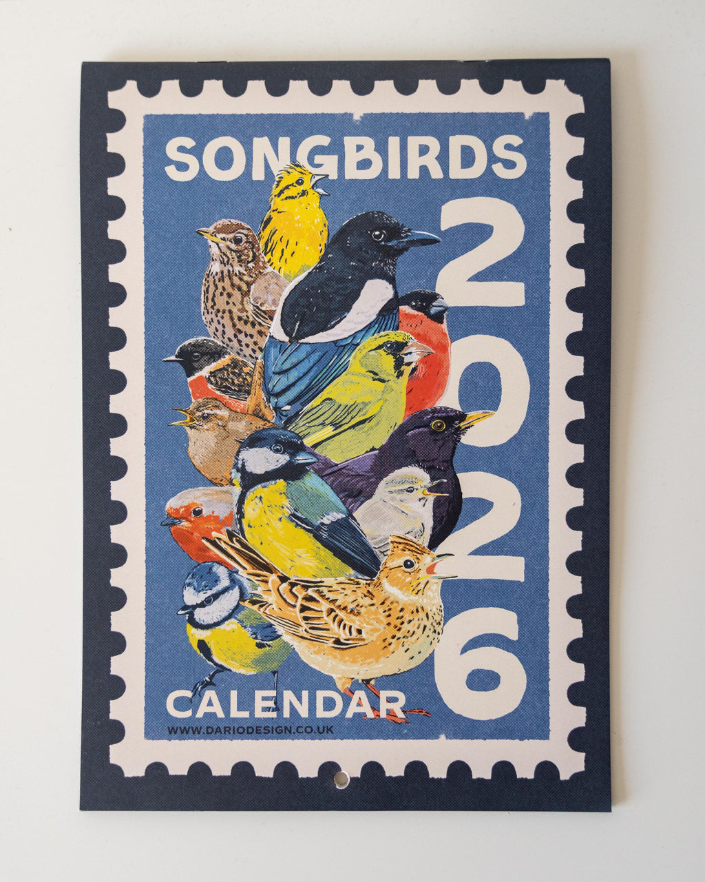 Songbirds - 2026 retro illustrated calendar