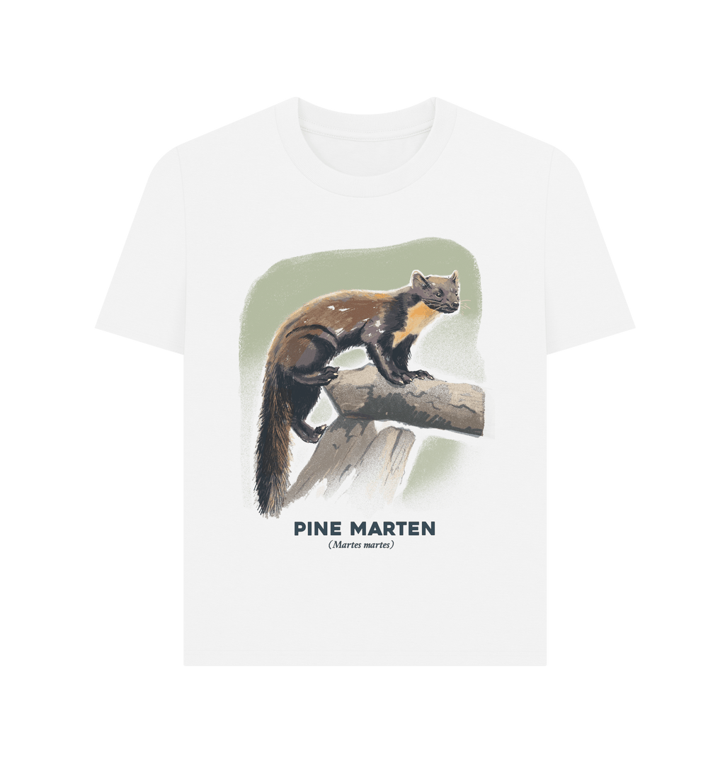 White Printed T-shirt Front