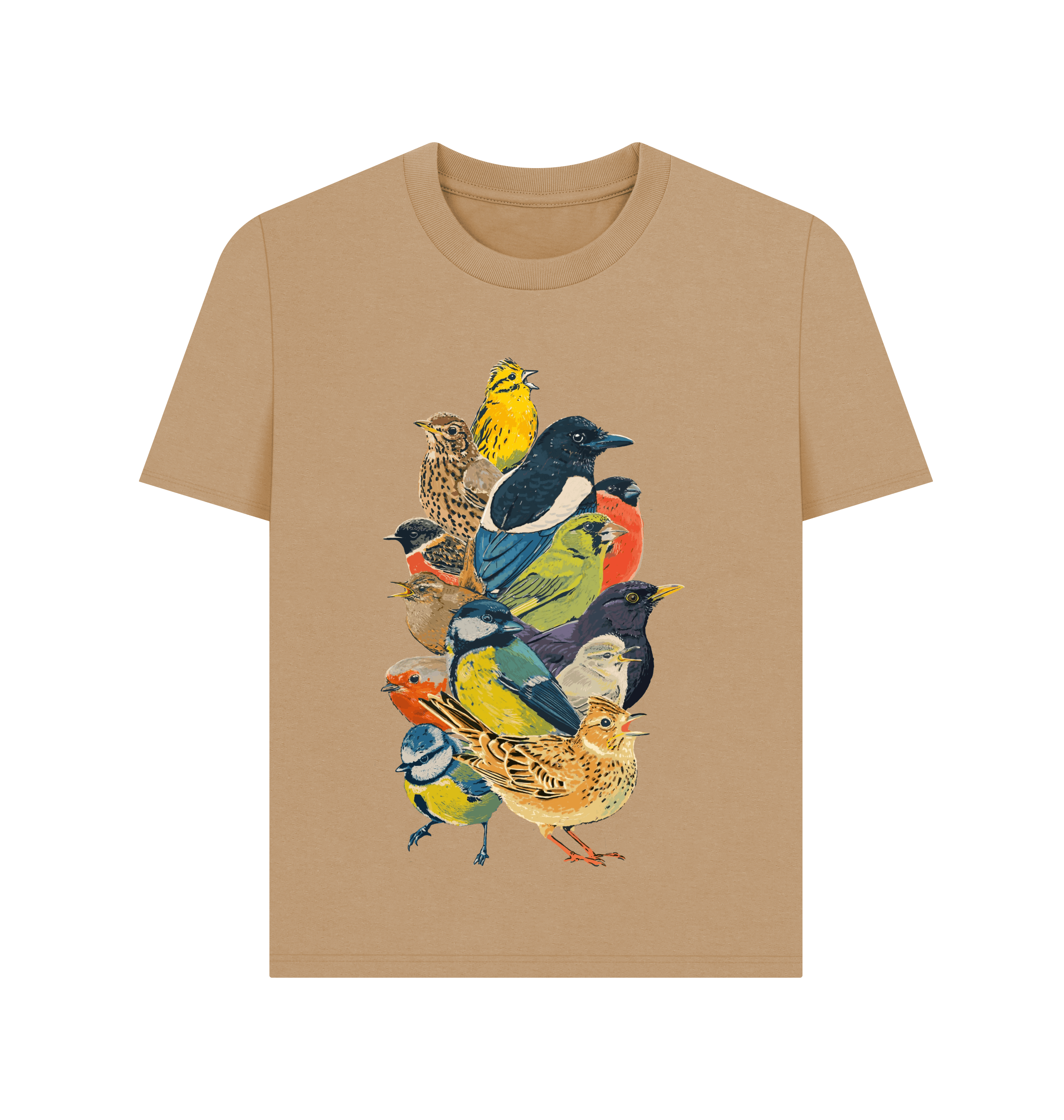 Sand Printed T-shirt Front