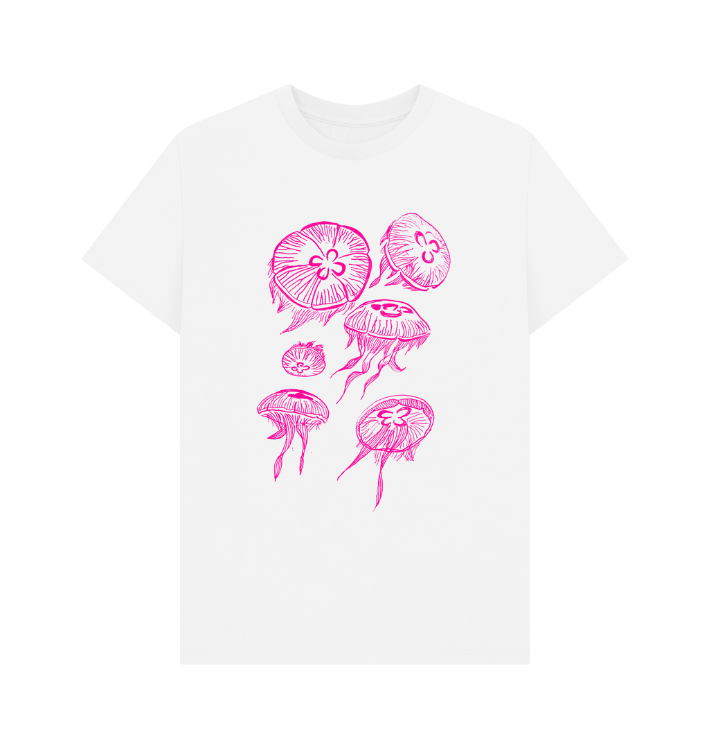 White Printed T-shirt Front