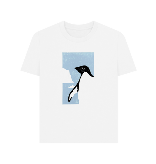 White Printed T-shirt Front