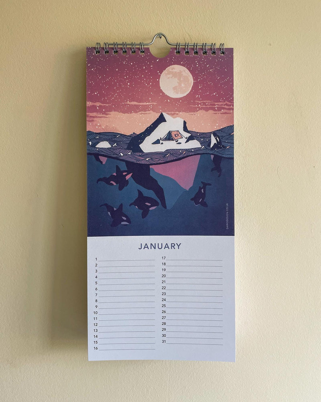 Tails of the Sea - Perpetual Calendar