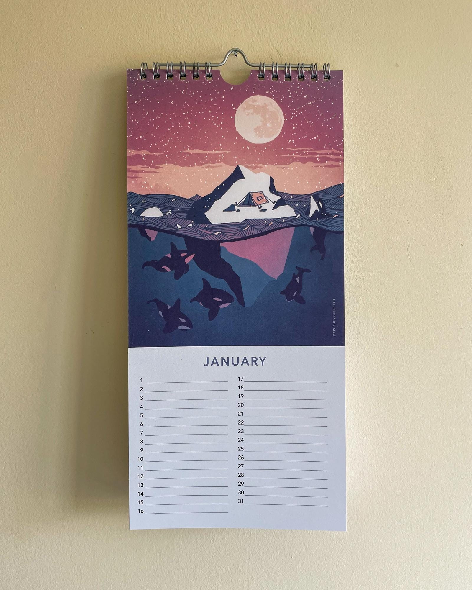 Tails of the Sea - Perpetual Calendar