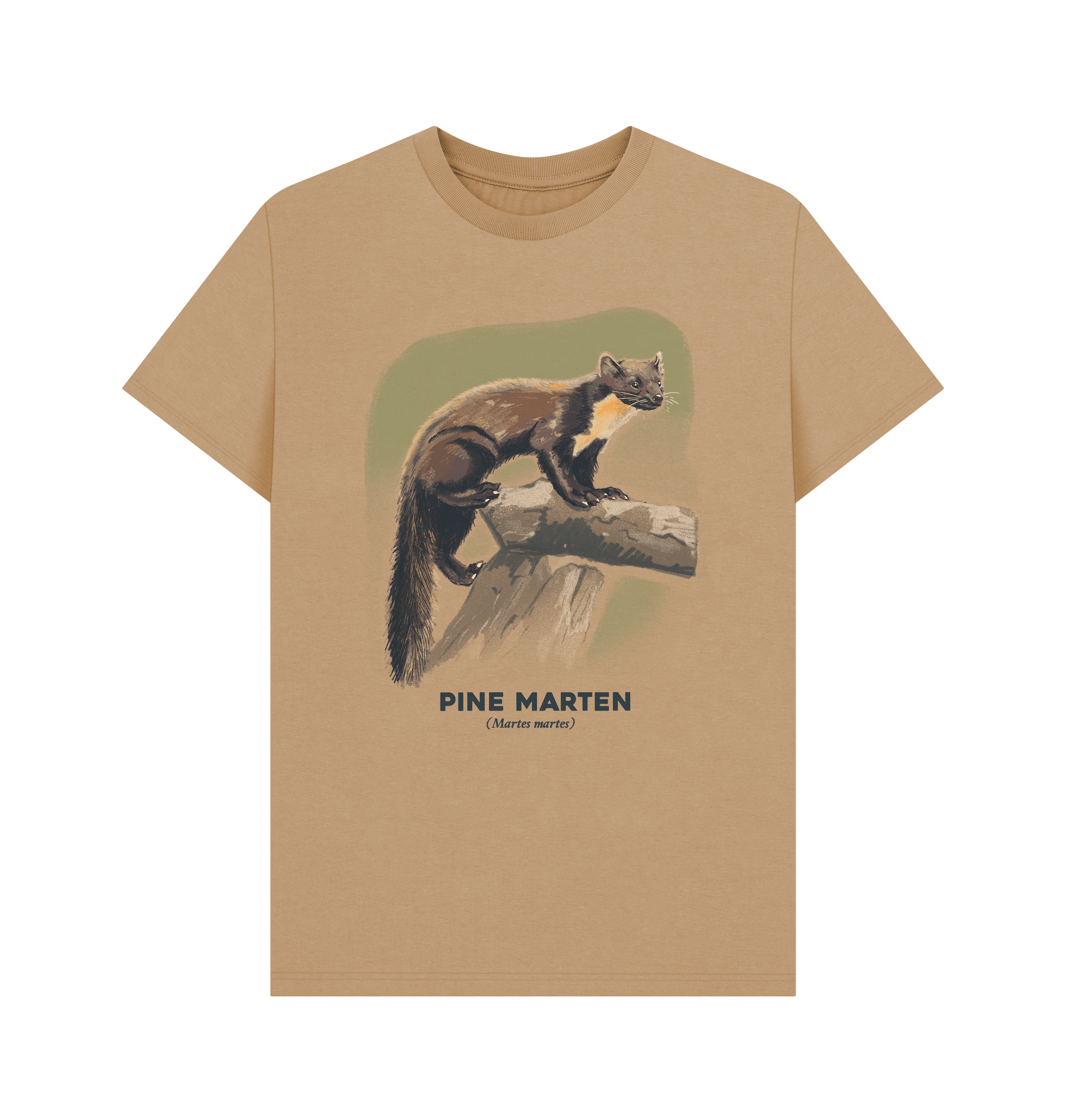 Sand Printed T-shirt Front