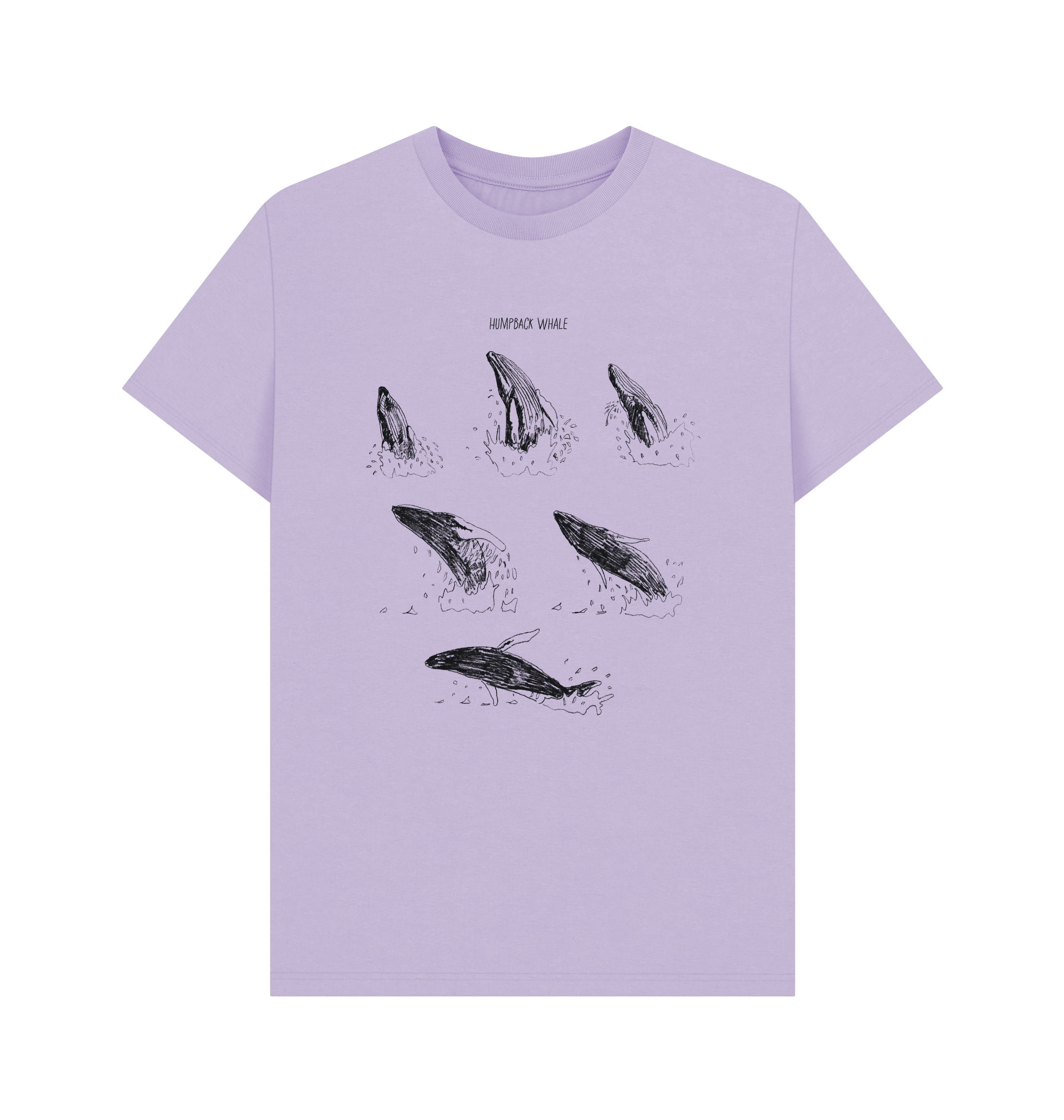 Lilac Printed T-shirt Front