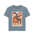 Stone Blue Printed T-shirt Front