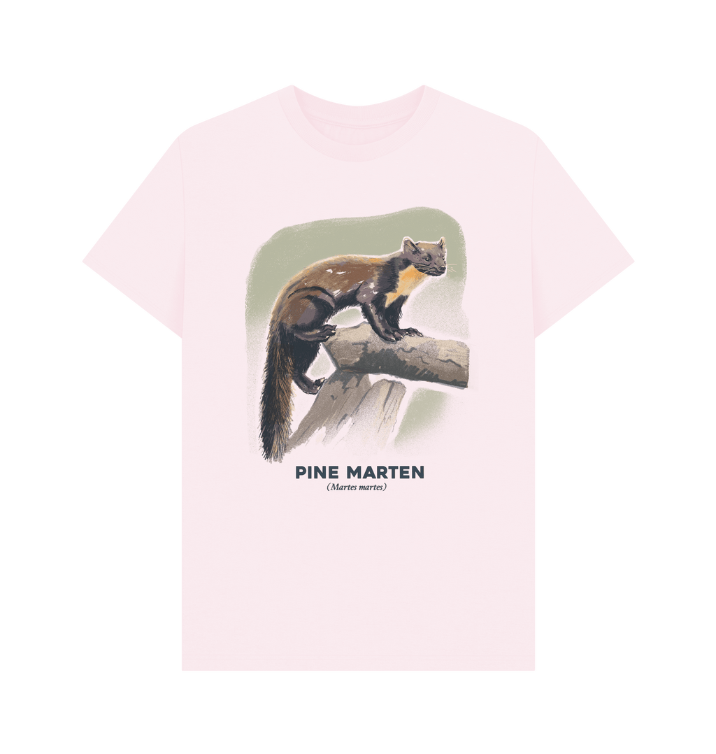 Pink Printed T-shirt Front