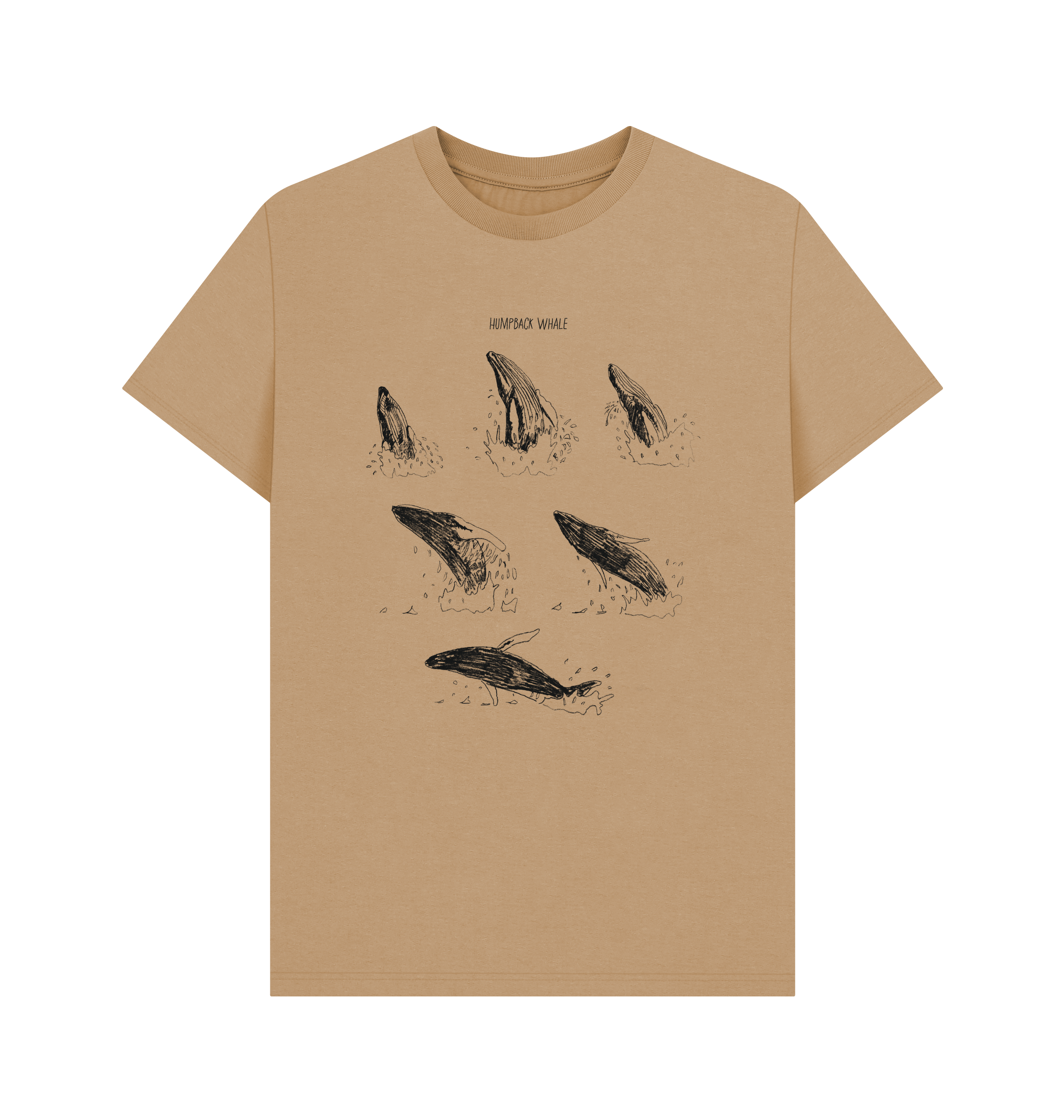 Sand Printed T-shirt Front