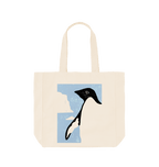 Natural Printed Bag Front