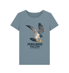 Stone Blue Printed T-shirt Front