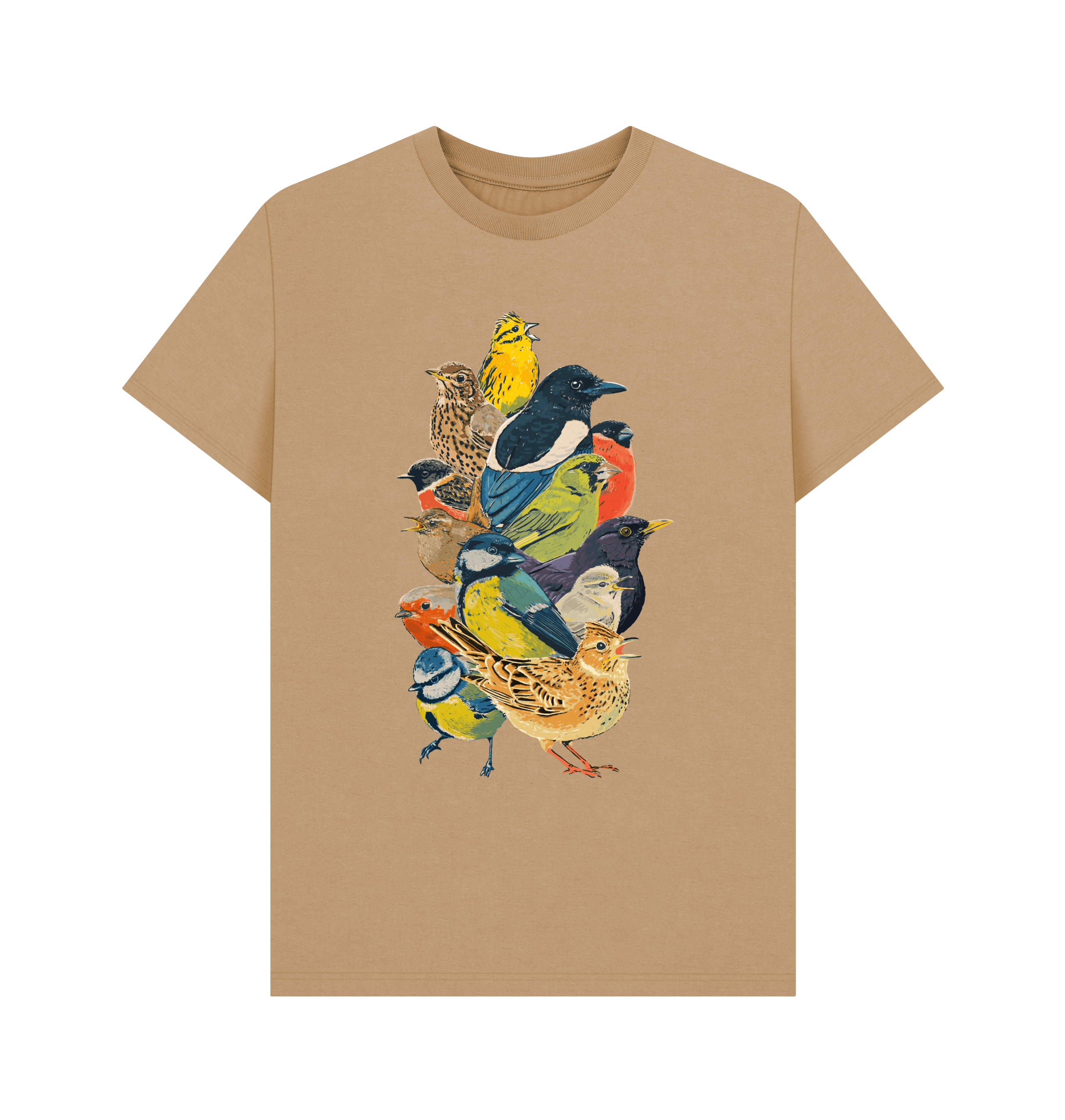 Sand Printed T-shirt Front