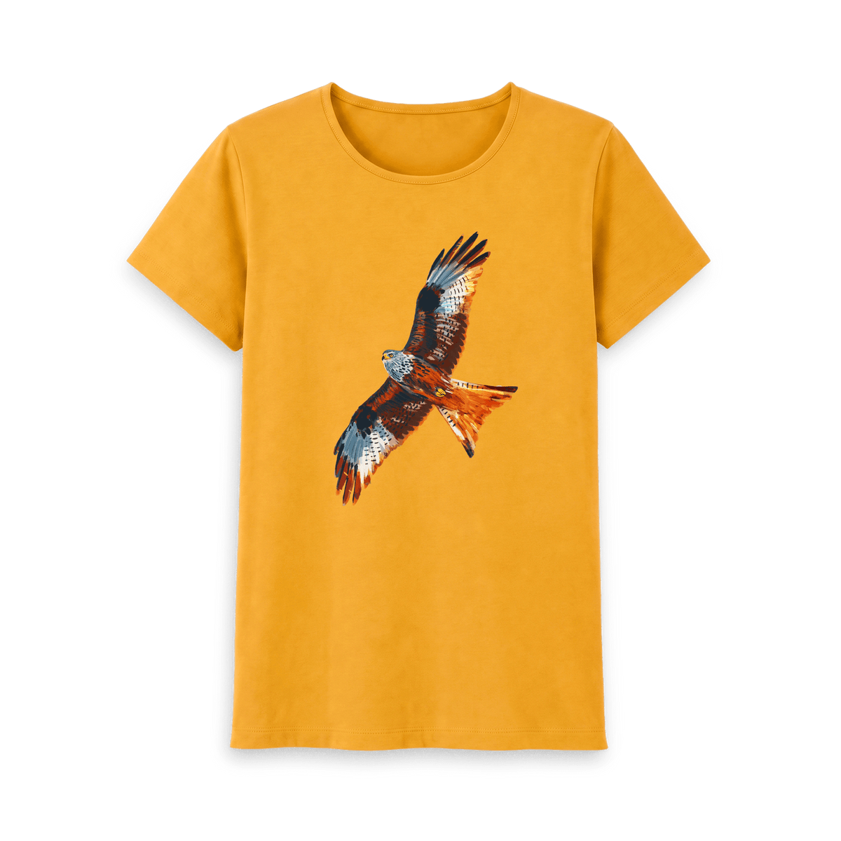 Mustard Printed T-shirt Front