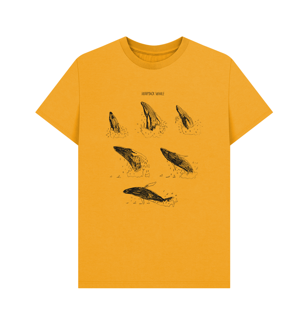 Mustard Printed T-shirt Front