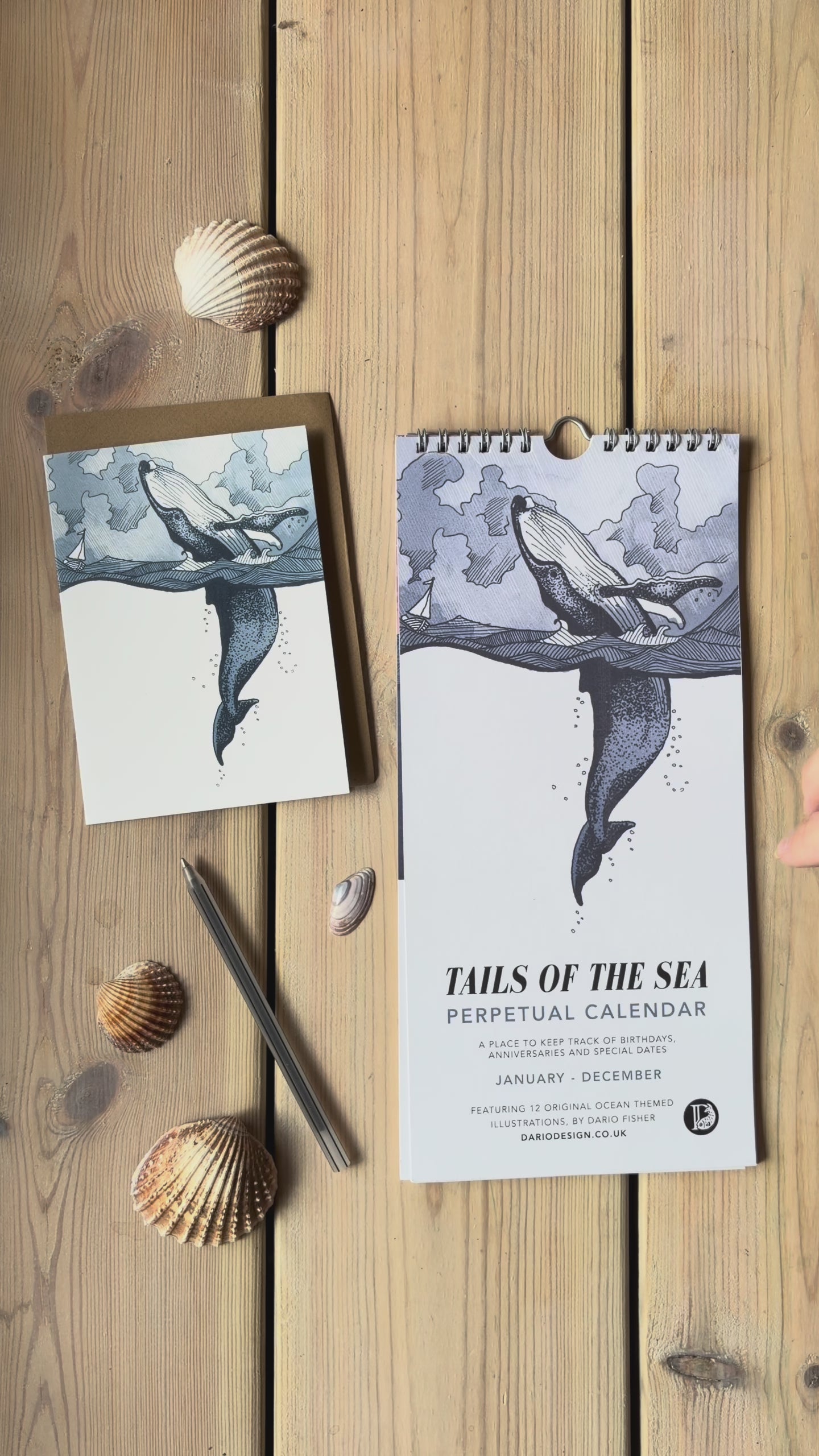 Tails of the Sea - Perpetual Calendar